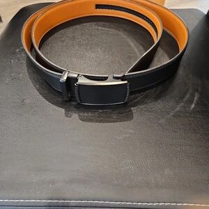 Stylish Black and Tan Men's Belt Bag